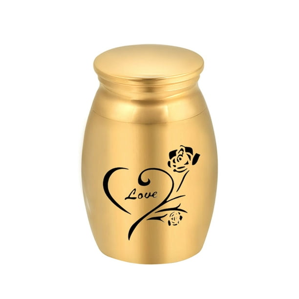 Well Lived™ Small Brass Birds Flying Keepsake Cremation Urn for human ashes